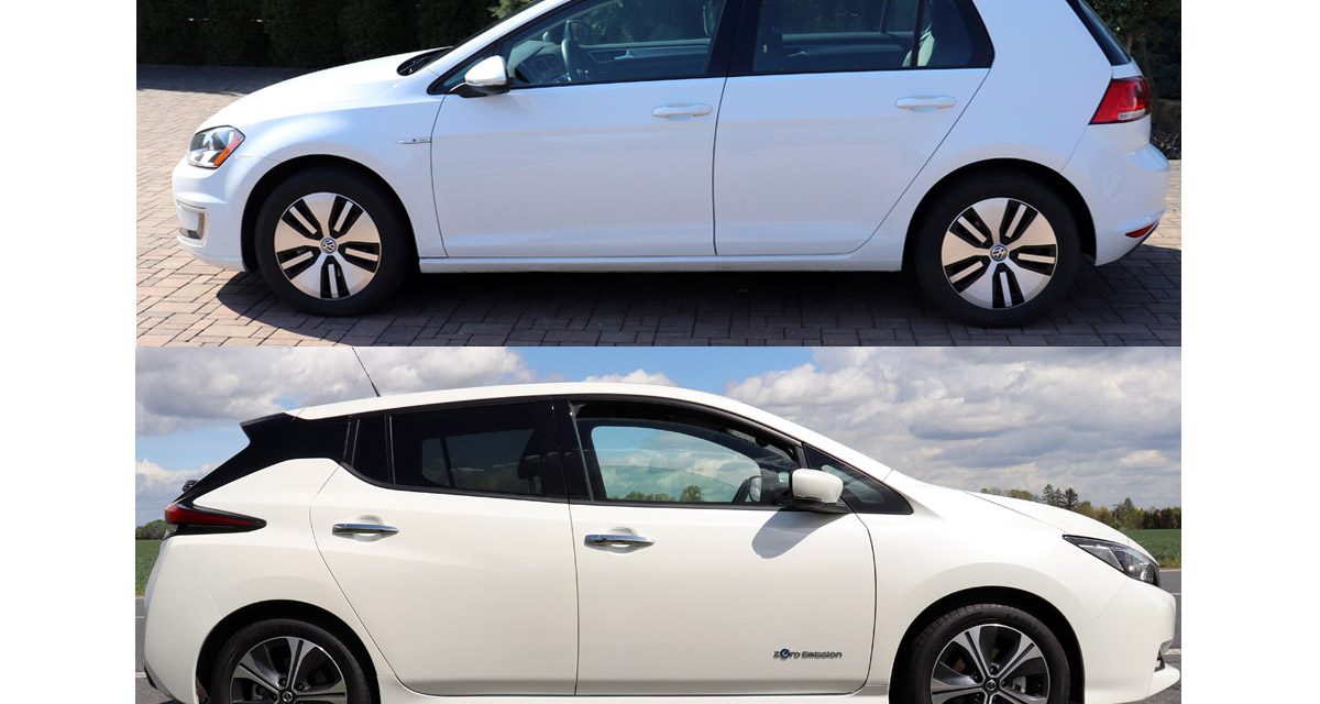 Elektromobil z bazaru – Nissan Leaf 2018 nebo e-Golf 2017?